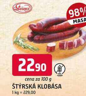ŠTÝRSKÁ KLOBÁSA 100 g