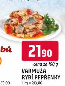 VARMUŽA RYBÍ PEPŘENKY 100g
