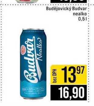 Budějovický Budvar nealko 0,5l 