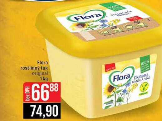 Flora rostlinný tuk original 1kg