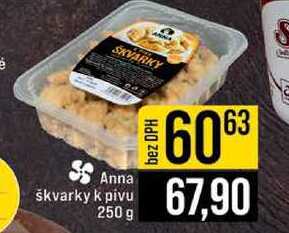 Anna škvarky k pivu 250 g 
