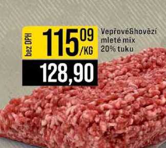 Vepřové hovězí mleté mix 1kg
