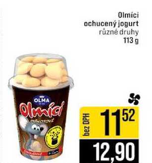 Olmíci ochucený jogurt různé druhy 113 g 