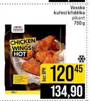 Vossko kuřecí křidélka pikant 750 g