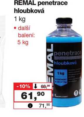 REMAL penetrace hloubková 1 kg