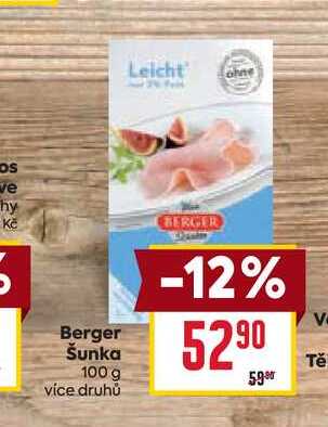 Berger Šunka 100 g