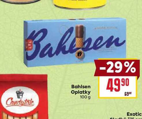 Bahlsen Caudytale Bahlsen Oplatky 100 g  v akci