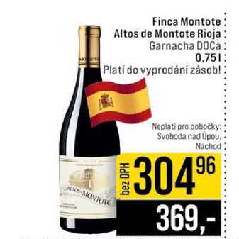 Finca Montote Altos de Montote Rioja Garnacha DOCa 0,75l