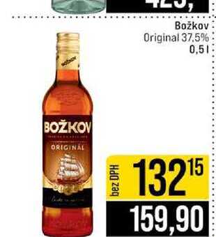 Božkov Original 37.5% 0,5l