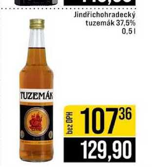 Jindřichohradecký tuzemák 37,5% 0,5l