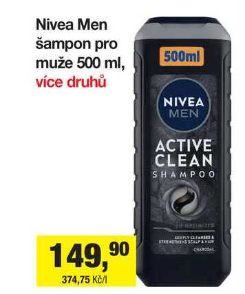Nivea Men šampon pro muže 500 ml