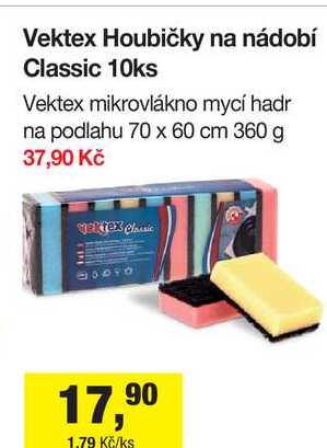 Vektex Houbičky na nádobí Classic 10 ks