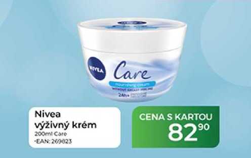 Nivea výživný krém 200ml Care