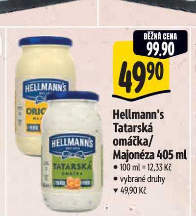  Hellmann's Tatarská omáčka/ Majonéza 405 ml  