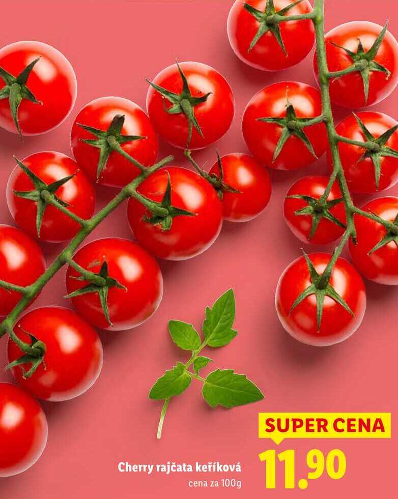 Cherry rajčata keříková, cena za 100 g