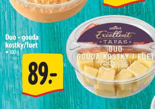 Duo-gouda kostky/fuet 100 g 
