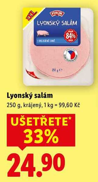 Lyonský salám, 250 g