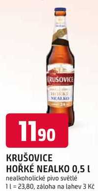 KRUŠOVICE HOŘKÉ NEALKO 0,5 L 