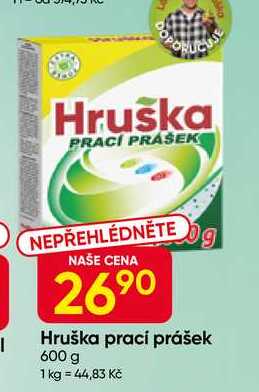 Hruška prací prášek 600 g 