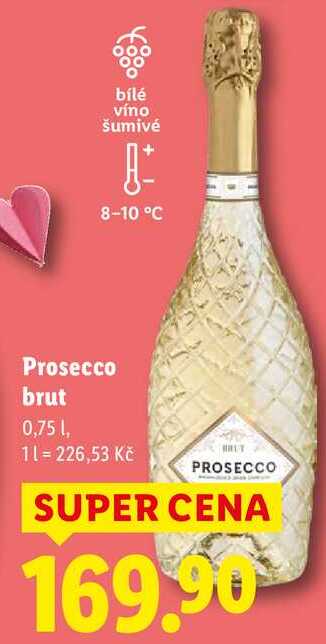 Prosecco brut, 0,75 l