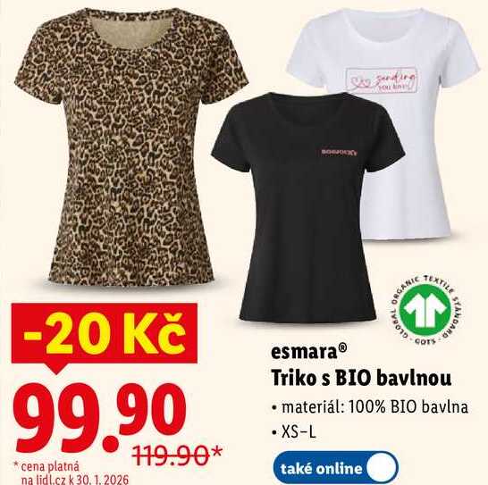 esmara Triko s BIO bavlnou