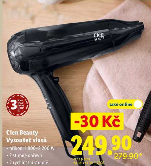Cien Beauty Vysoušeč vlasů  