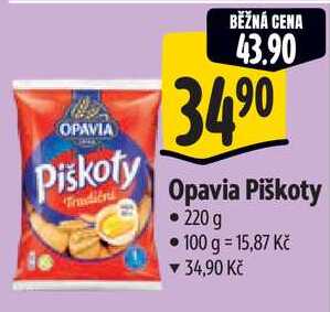 Opavia Piškoty, 220 g
