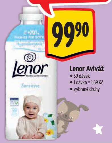 Lenor Aviváž, 59 dávek 