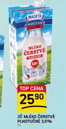 JČ MLÉKO ČERSTVÉ PLNOTUČNÉ 3,5% 11 