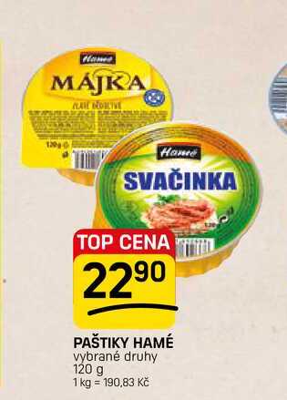 PAŠTIKY HAMÉ vybrané druhy 120 g 