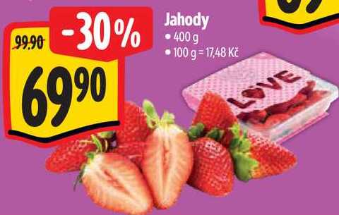 Jahody, 400 g