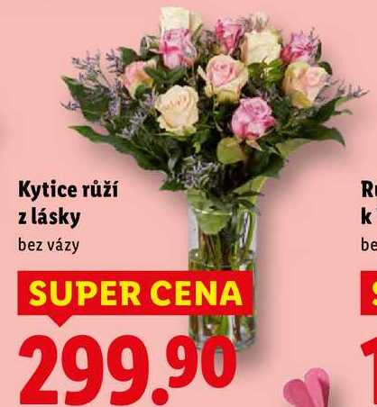 Kytice růží z lásky 