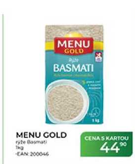 MENU GOLD Basmati 1kg  
