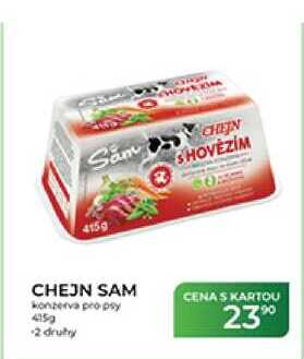 CHEJN SAM konzerva pro psy 415 g