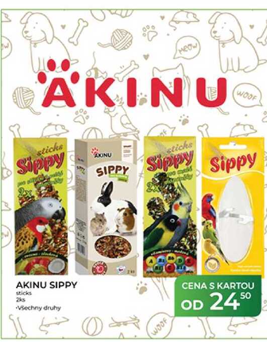 AKINU SIPPY sticks 2ks 