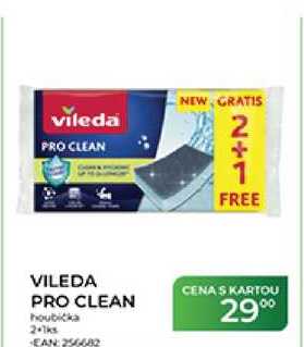 VILEDA PRO CLEAN houbička 2-1ks 