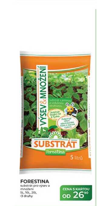 FORESTINA substrát pro výsev a množení
