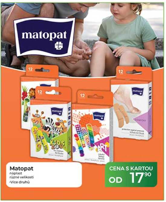 Matopat náplast různé velikosti