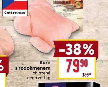 Kuře s rodokmenem chlazené cena za 1 kg 