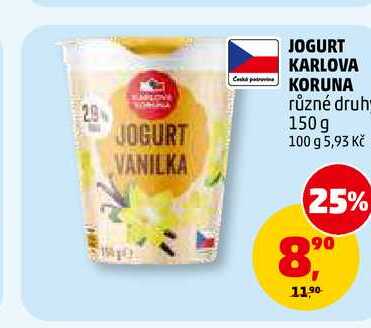 JOGURT KARLOVA KORUNA, 150 g 