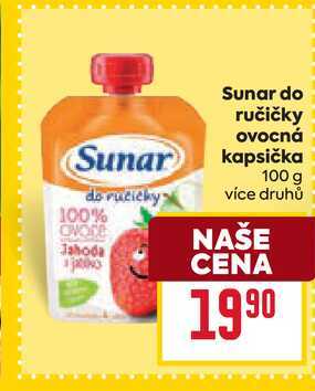 Sunar do ručičky ovocná kapsička 100 g  
