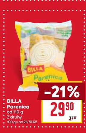BILLA Parenica od 110 g