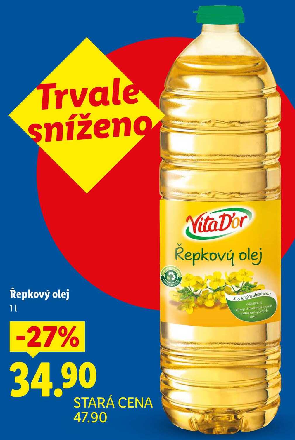 Řepkový olej, 1 l 