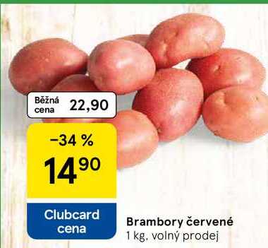 Brambory červené, 1 kg 