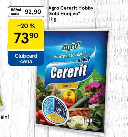 Agro Cererit Hobby Gold Hnojivo, 1 kg 