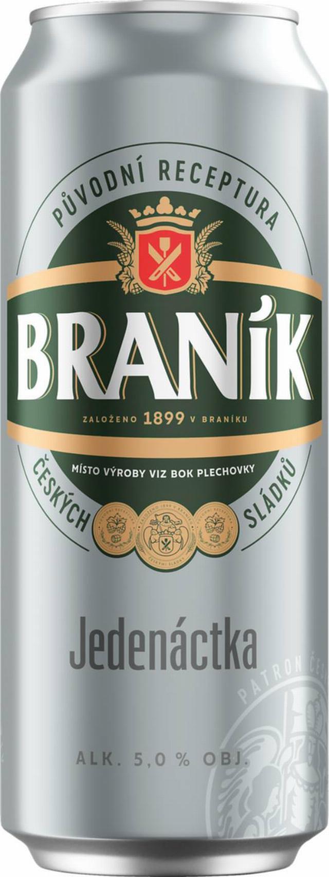 Braník Jedenáctka Pivo světlý ležák