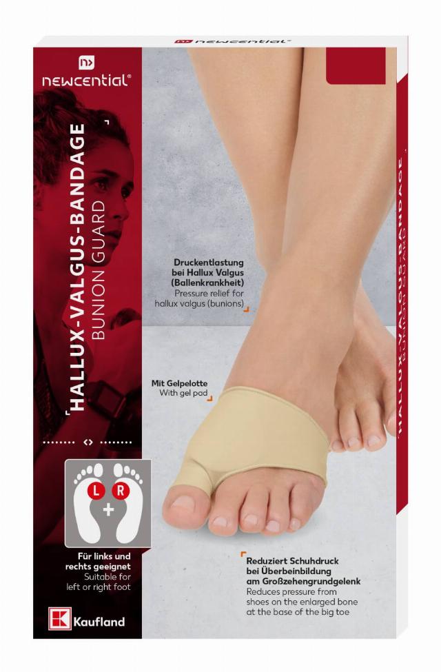 NEWCENTIAL Gelová bandáž na vybočený¹ palec L/XL