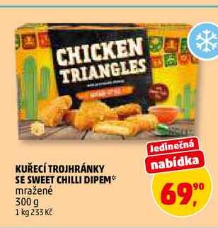KUŘECÍ TROJHRÁNKY SE SWEET CHILLI DIPEM, 300 g