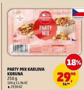 PARTY MIX KARLOVA KORUNA, 250 g 
