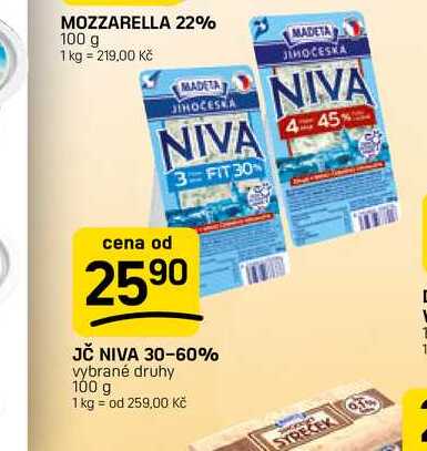 JČ NIVA 30-60% vybrané druhy 100 g